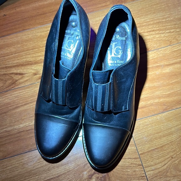 Excellent condition, Woman’s Italian Luca Grossi heeled leather boots. size 38 - Picture 5 of 11